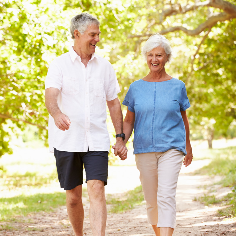 seniors in park